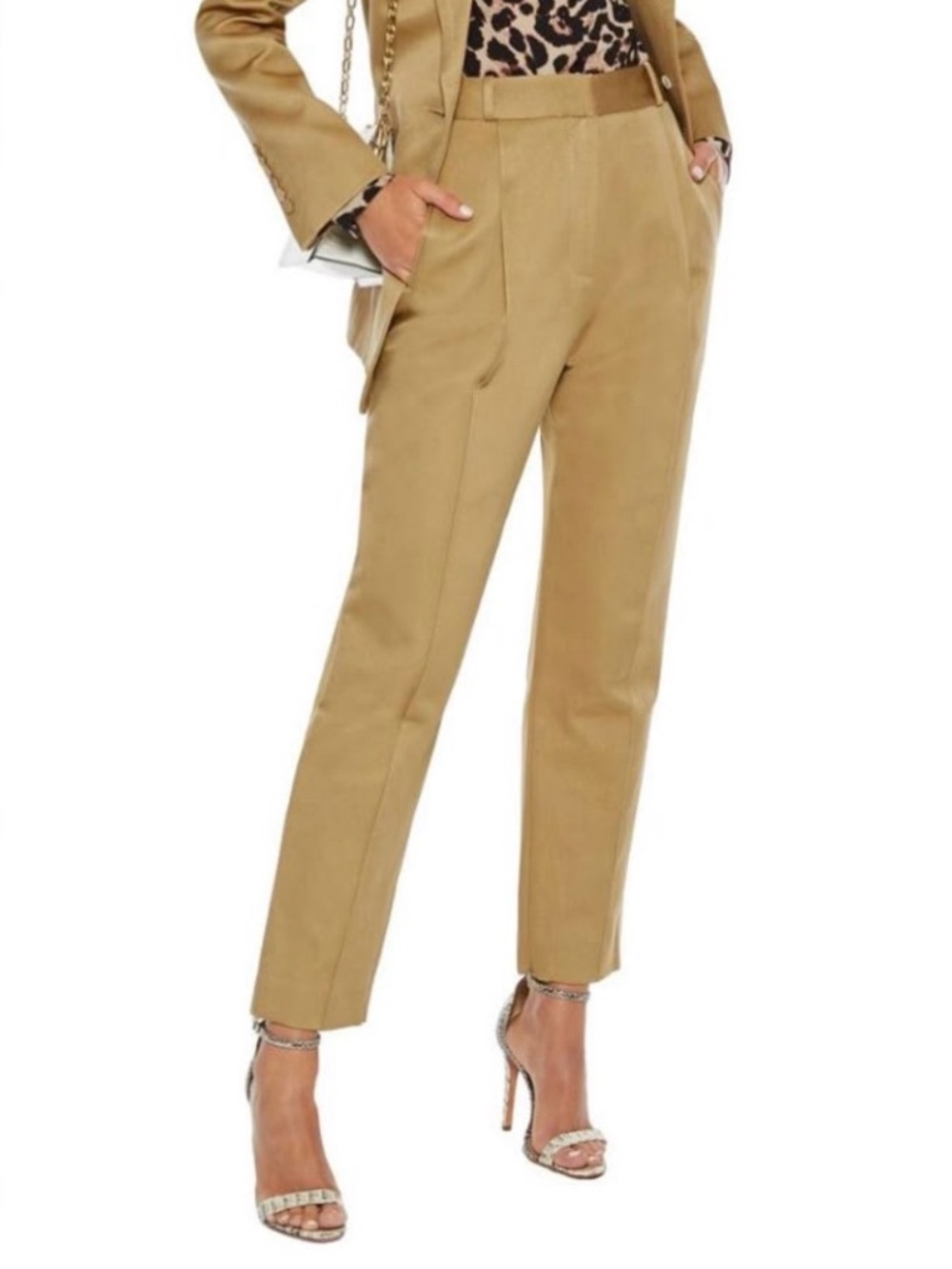 Zimmermann Gold Fleeting Tuck Pant size 1